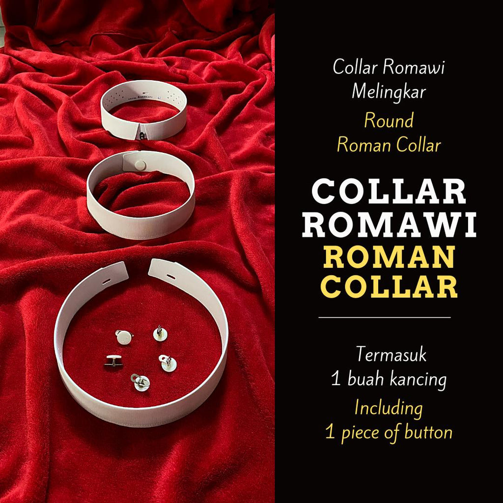 Collar Romawi atau Roman Collar Melingkar dari Plastik