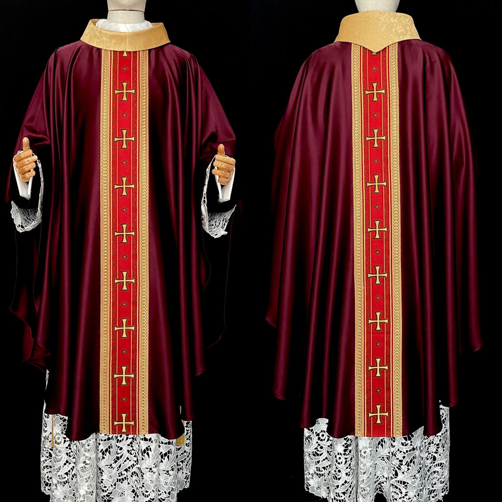Kasula atau Busana/Jubah Misa - Model Gothic KLI01