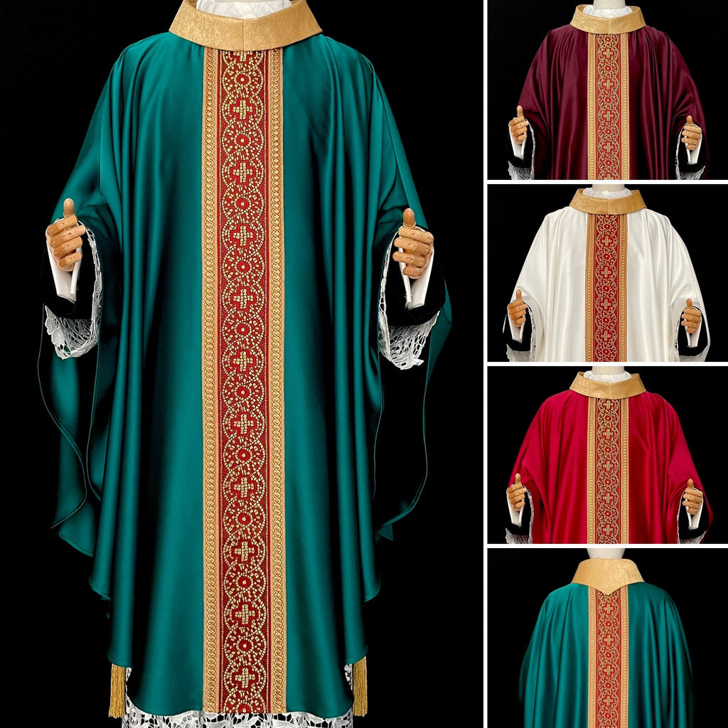 Kasula atau Busana/Jubah Misa - Model Gothic KLI01