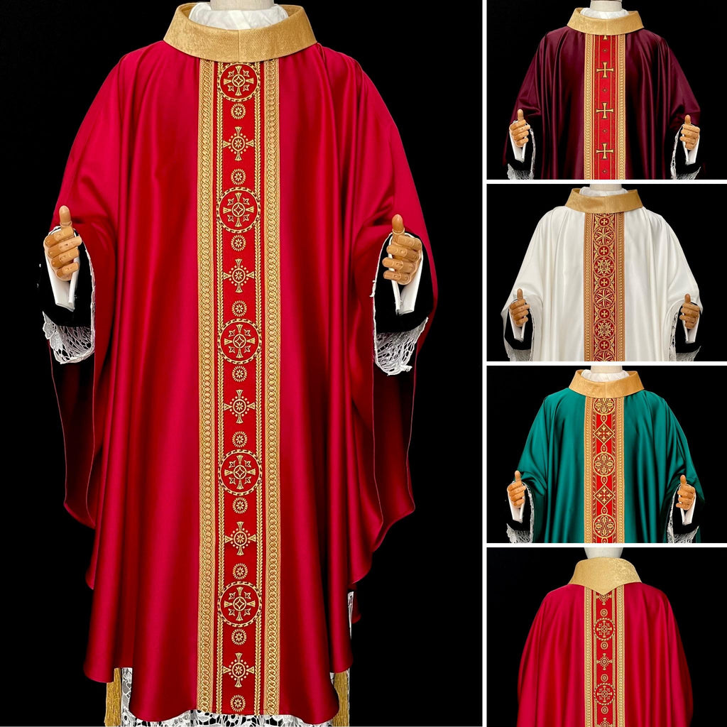 Kasula atau Busana/Jubah Misa - Model Gothic KLI01