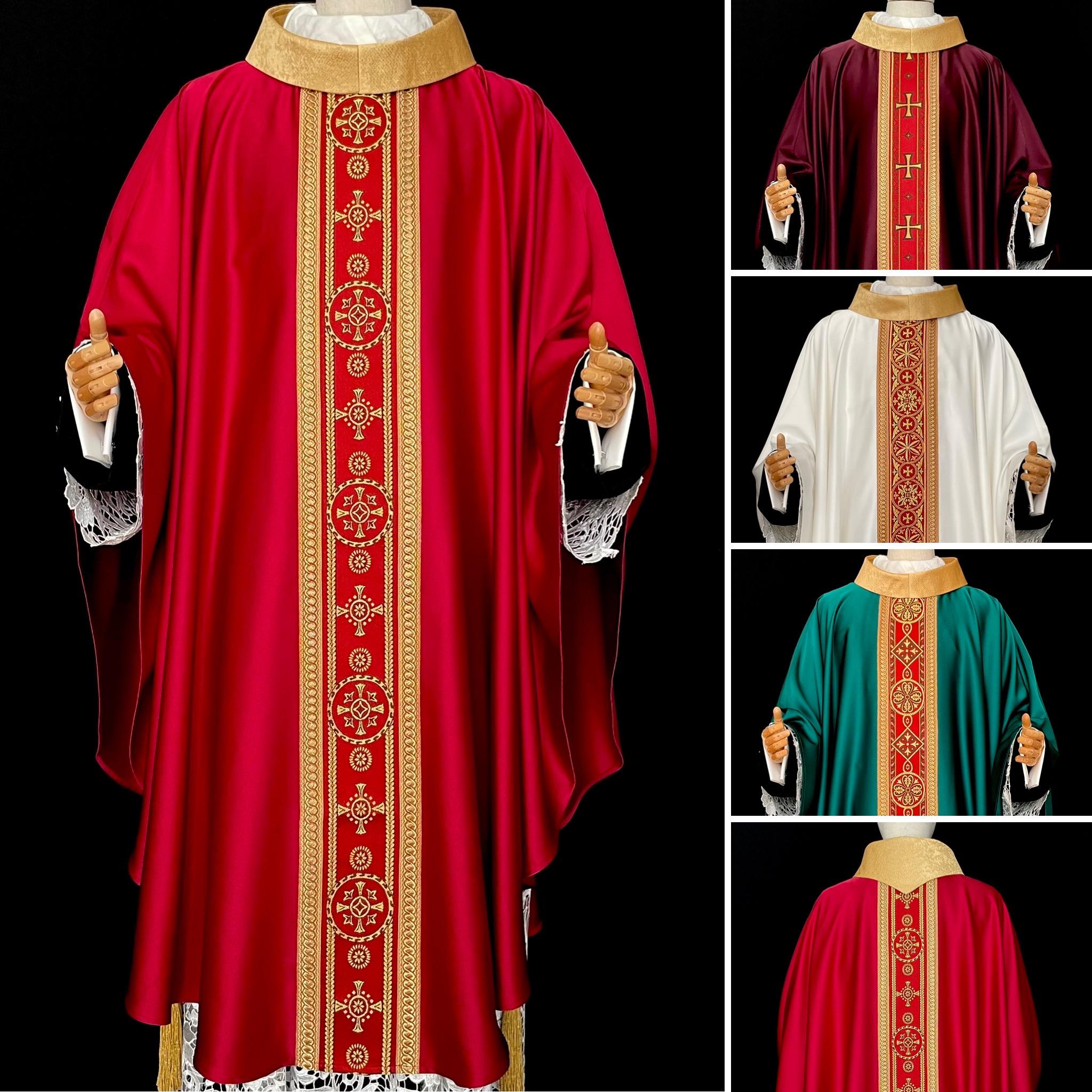 Kasula atau Busana/Jubah Misa - Model Gothic KLI01