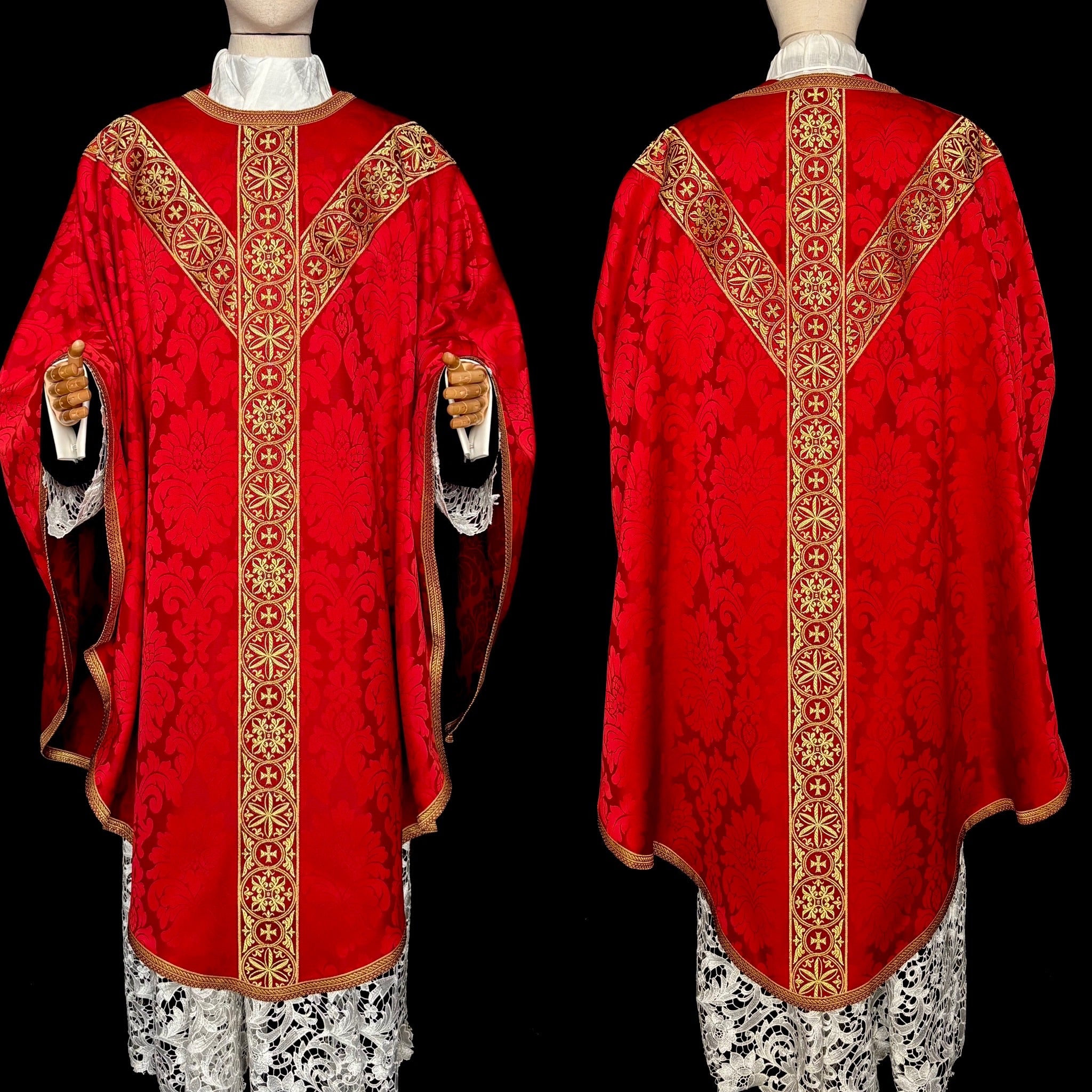 Kasula atau Busana/Jubah Misa Premium - Model Gothic KTY01