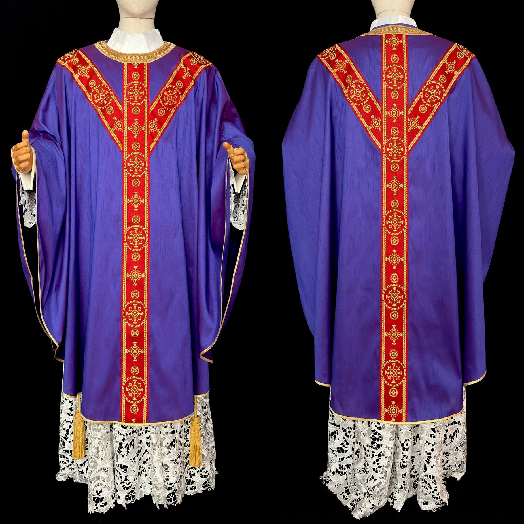 Kasula atau Busana/Jubah Misa Semi Premium - Model Gothic KNY01