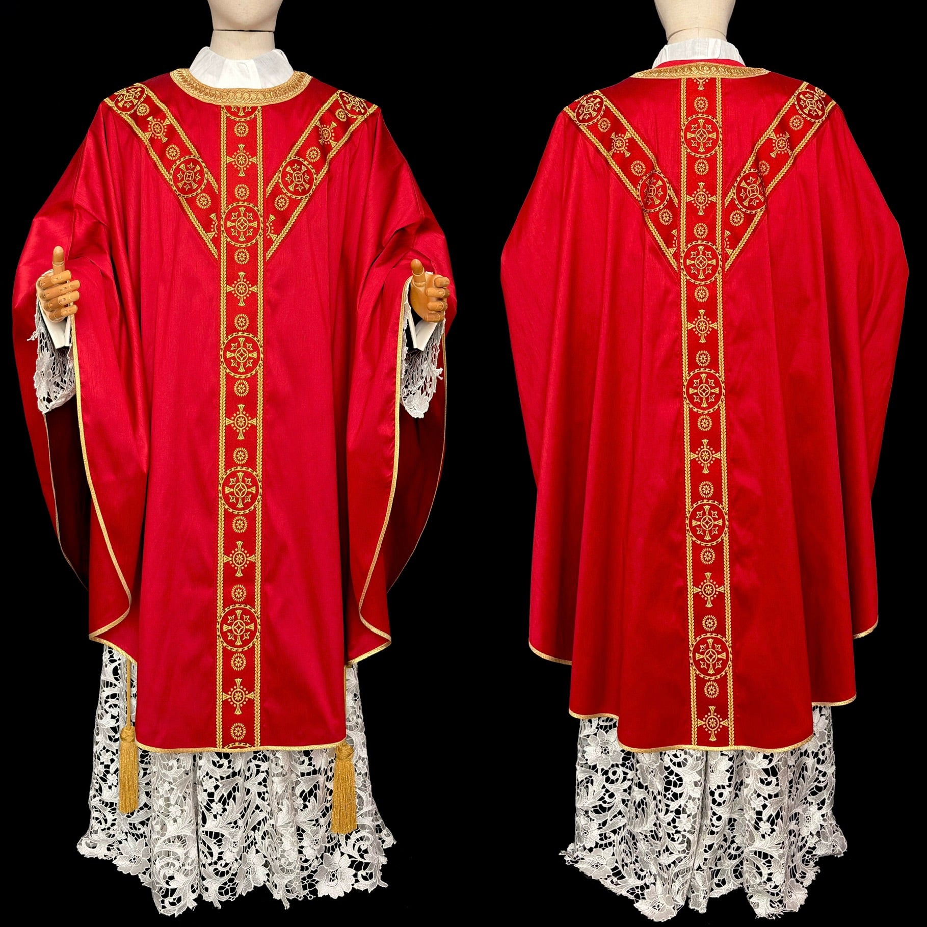 Kasula atau Busana/Jubah Misa Semi Premium - Model Gothic KNY01