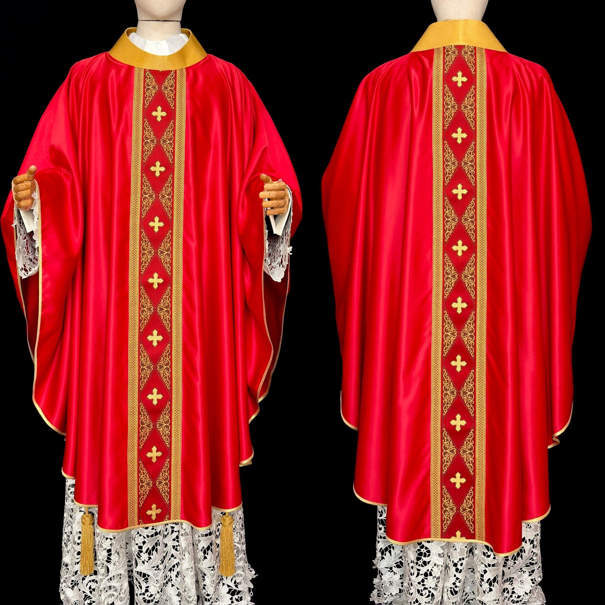 Kasula atau Busana/Jubah Misa Semi Premium - Model Gothic KNI01