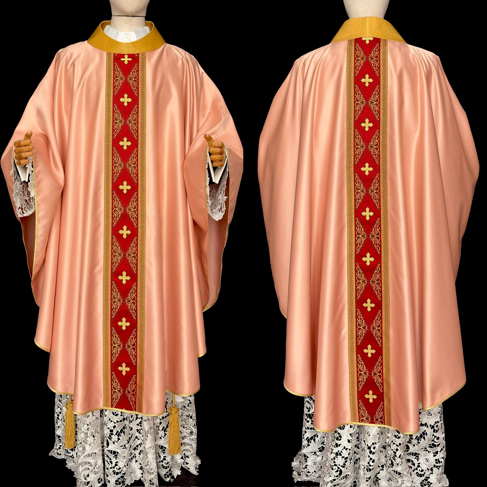 Kasula atau Busana/Jubah Misa Semi Premium - Model Gothic KNI01
