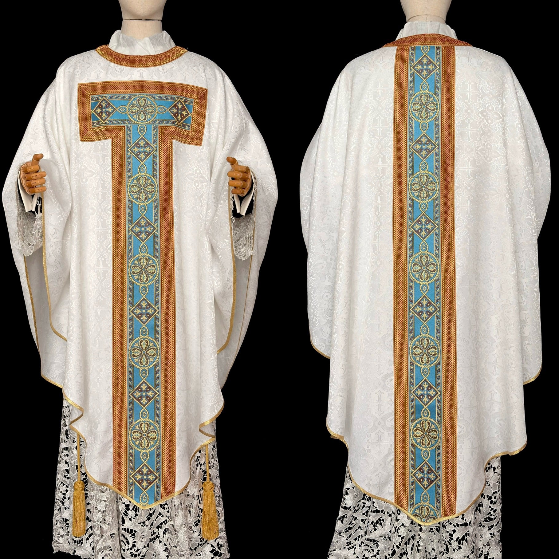 Kasula atau Busana/Jubah Misa Premium - Model Gothic KNT01