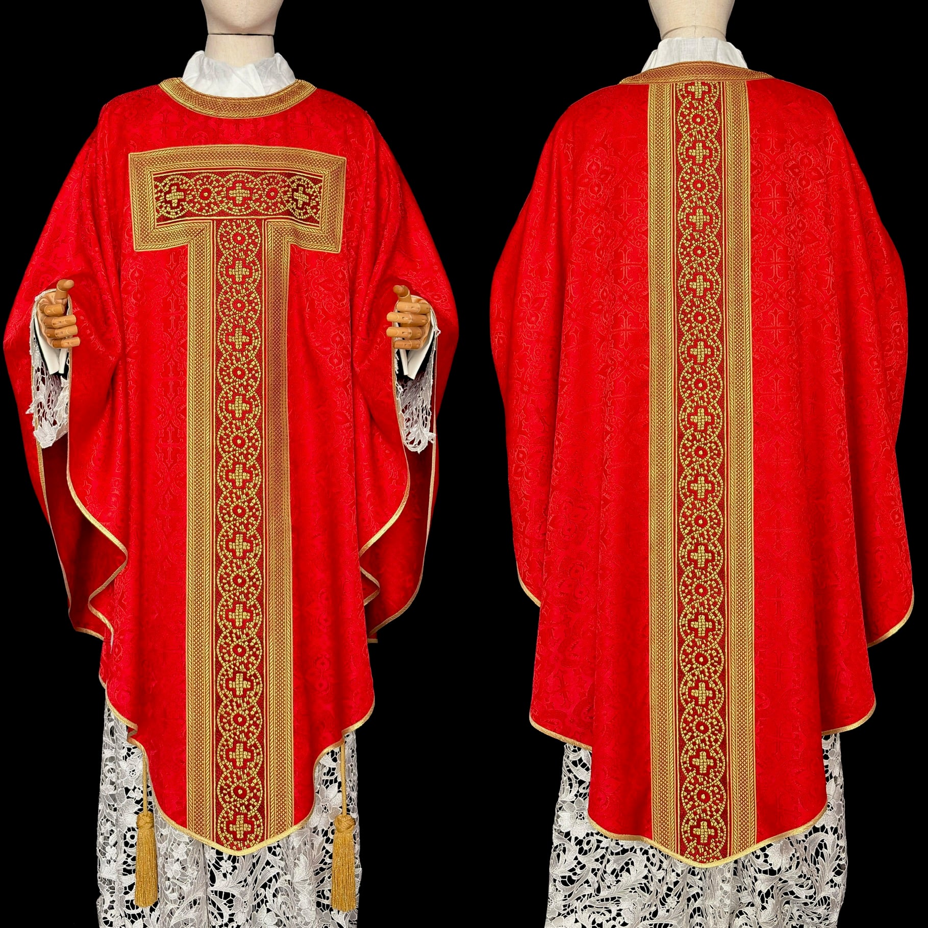Kasula atau Busana/Jubah Misa Premium - Model Gothic KNT01