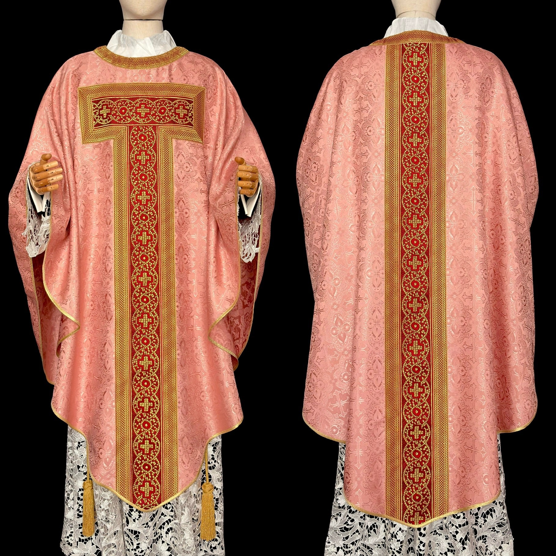 Kasula atau Busana/Jubah Misa Premium - Model Gothic KNT01