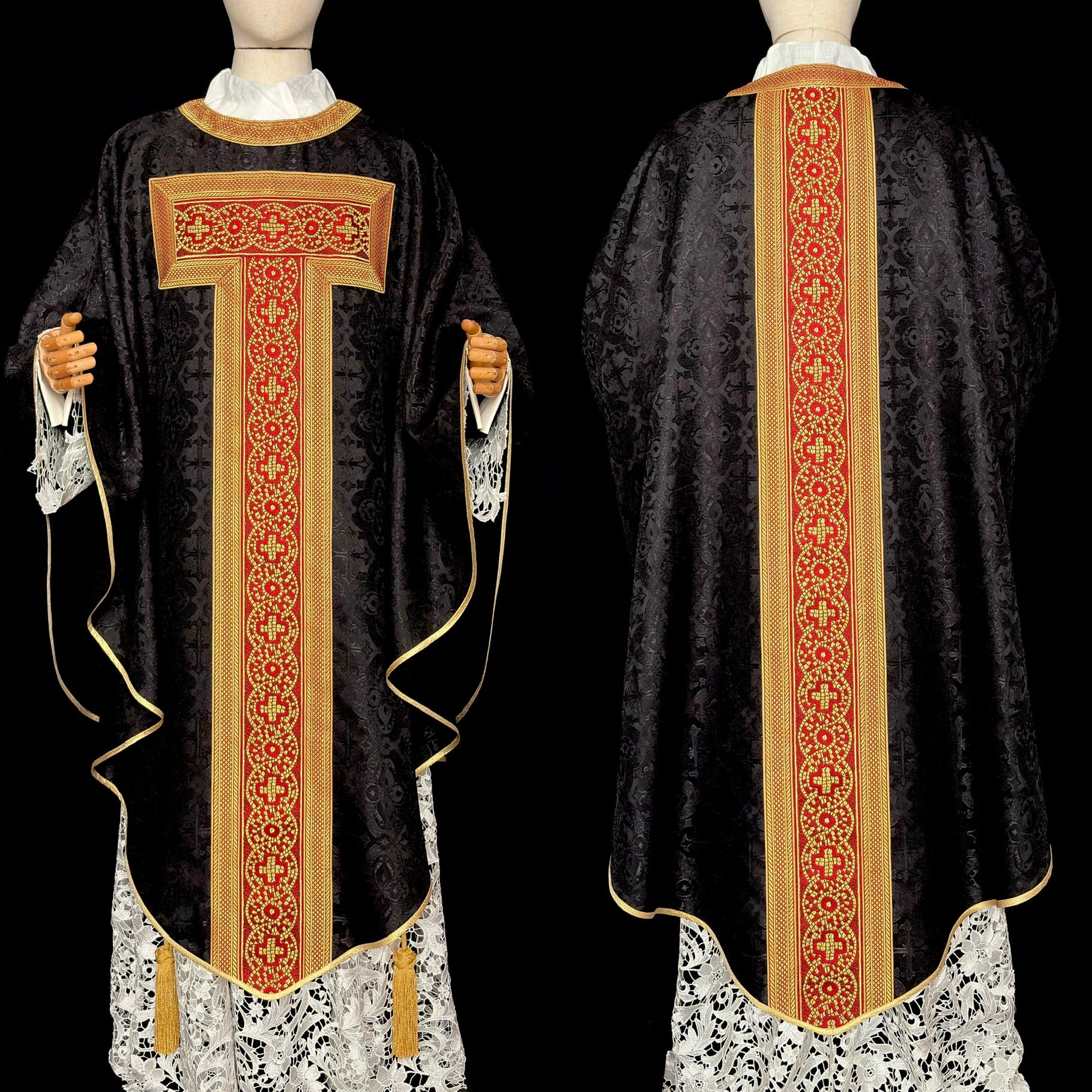 Kasula atau Busana/Jubah Misa Premium - Model Gothic KNT01
