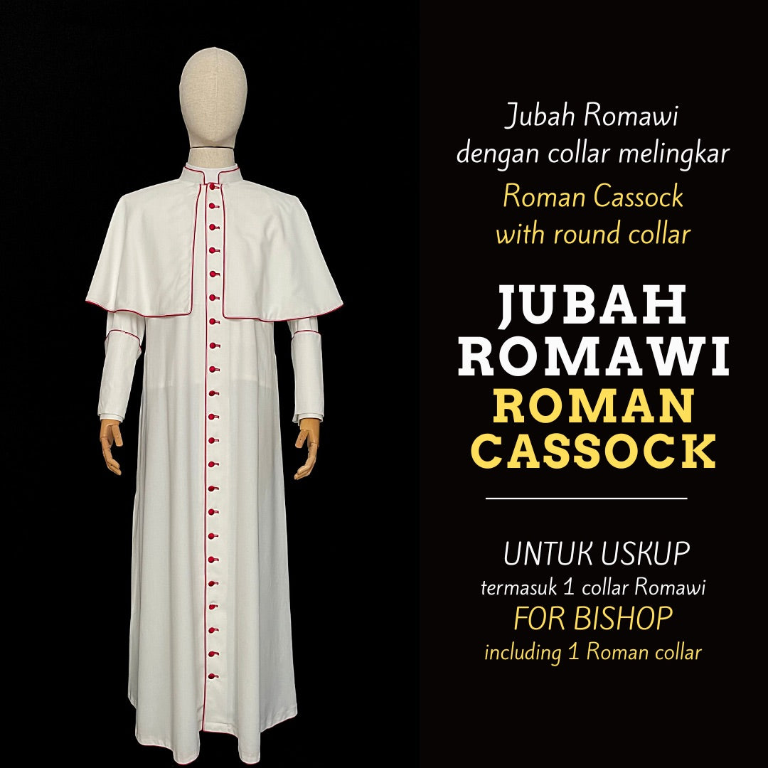 Jubah Premium Collar Melingkar