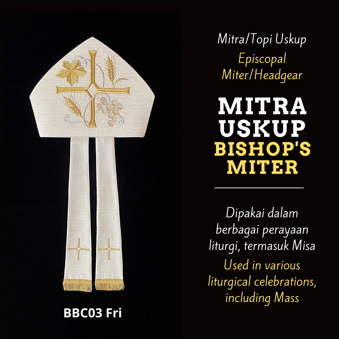 Mitra Uskup: Topi Uskup untuk Misa