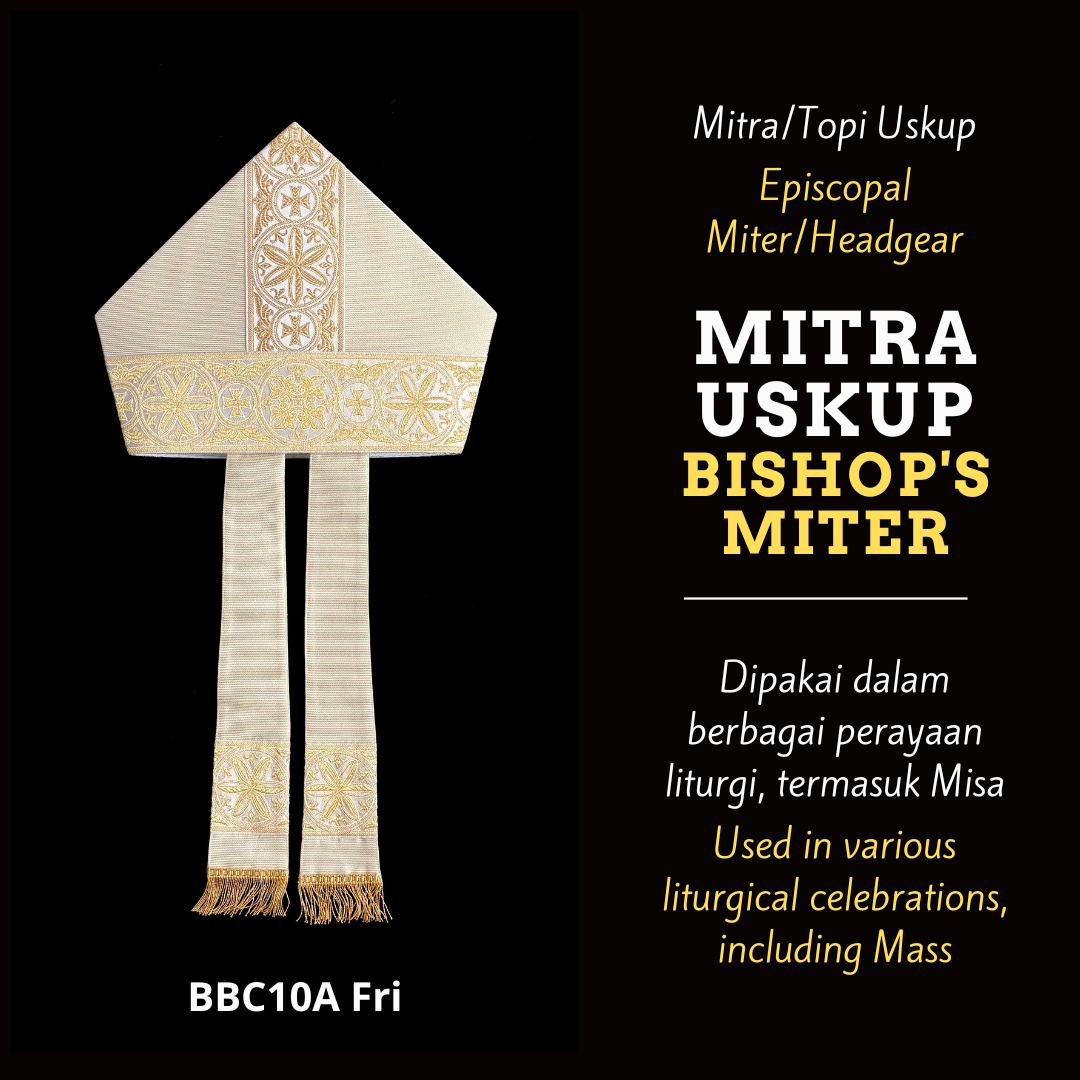 Mitra Uskup: Topi Uskup untuk Misa
