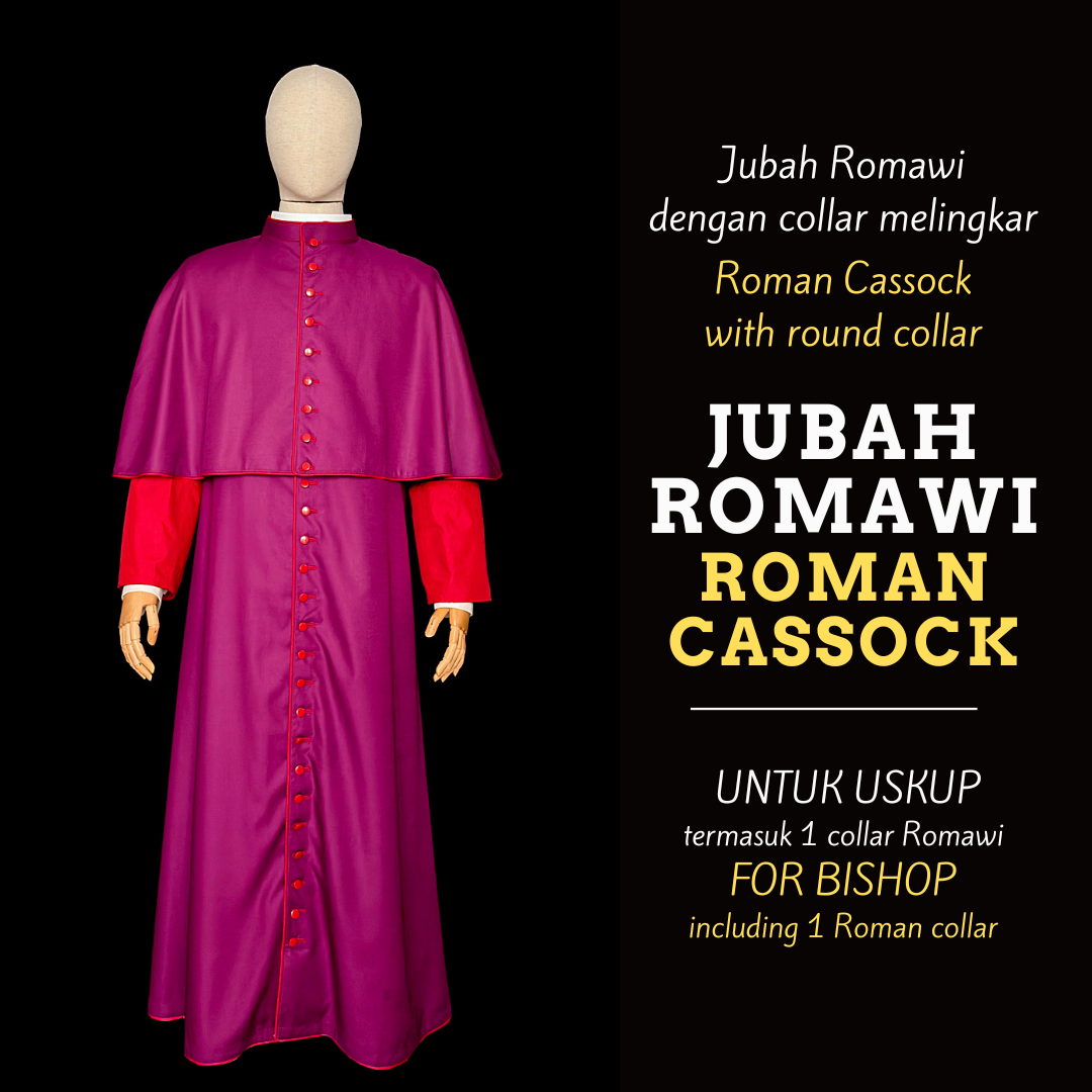 Jubah Premium Collar Melingkar
