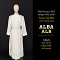 Round-Neck Alb - Roman Style